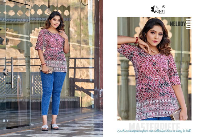 Kinti Melody Ney Stylish Designer Western Wear Wholesale Ladies Top
